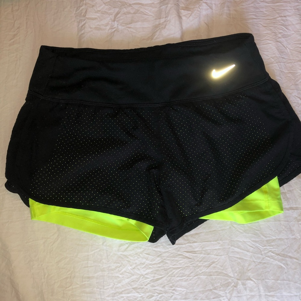 Nike running shorts with spandex